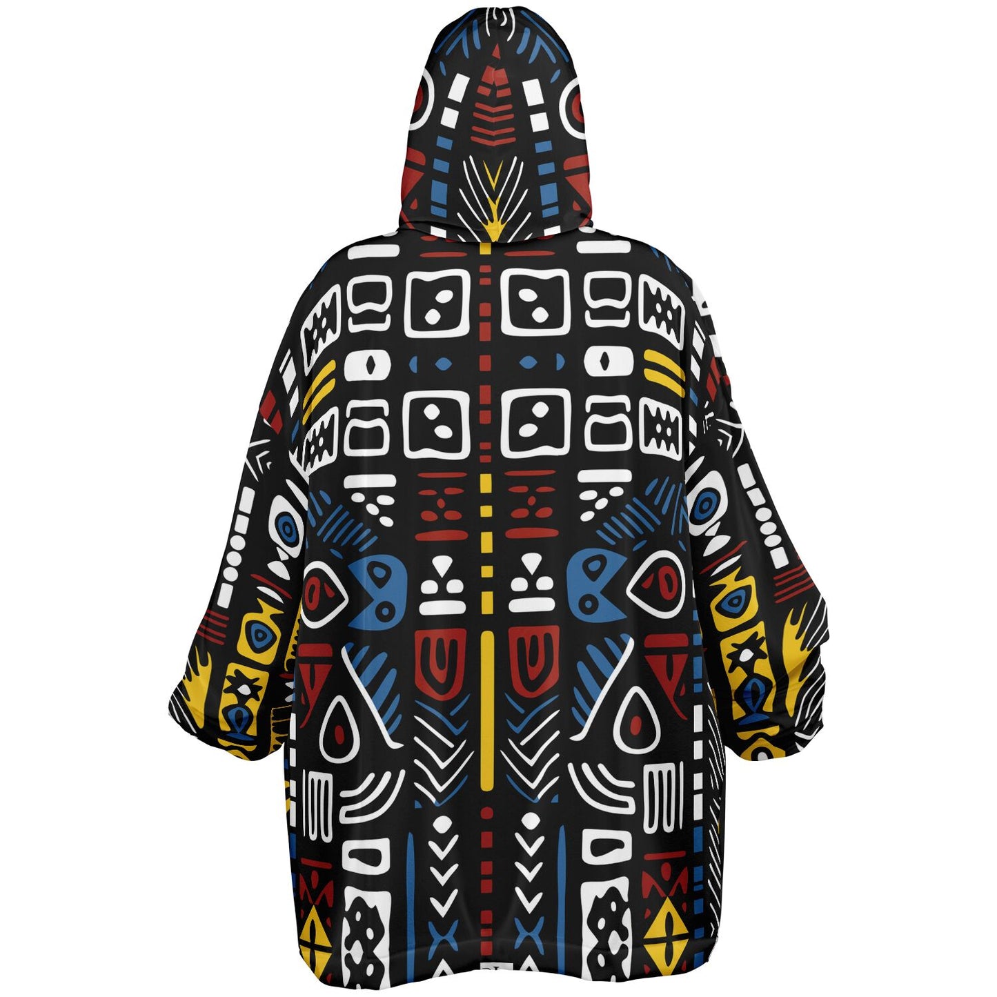 Geometric Harmony Snug Hoodie - AOP