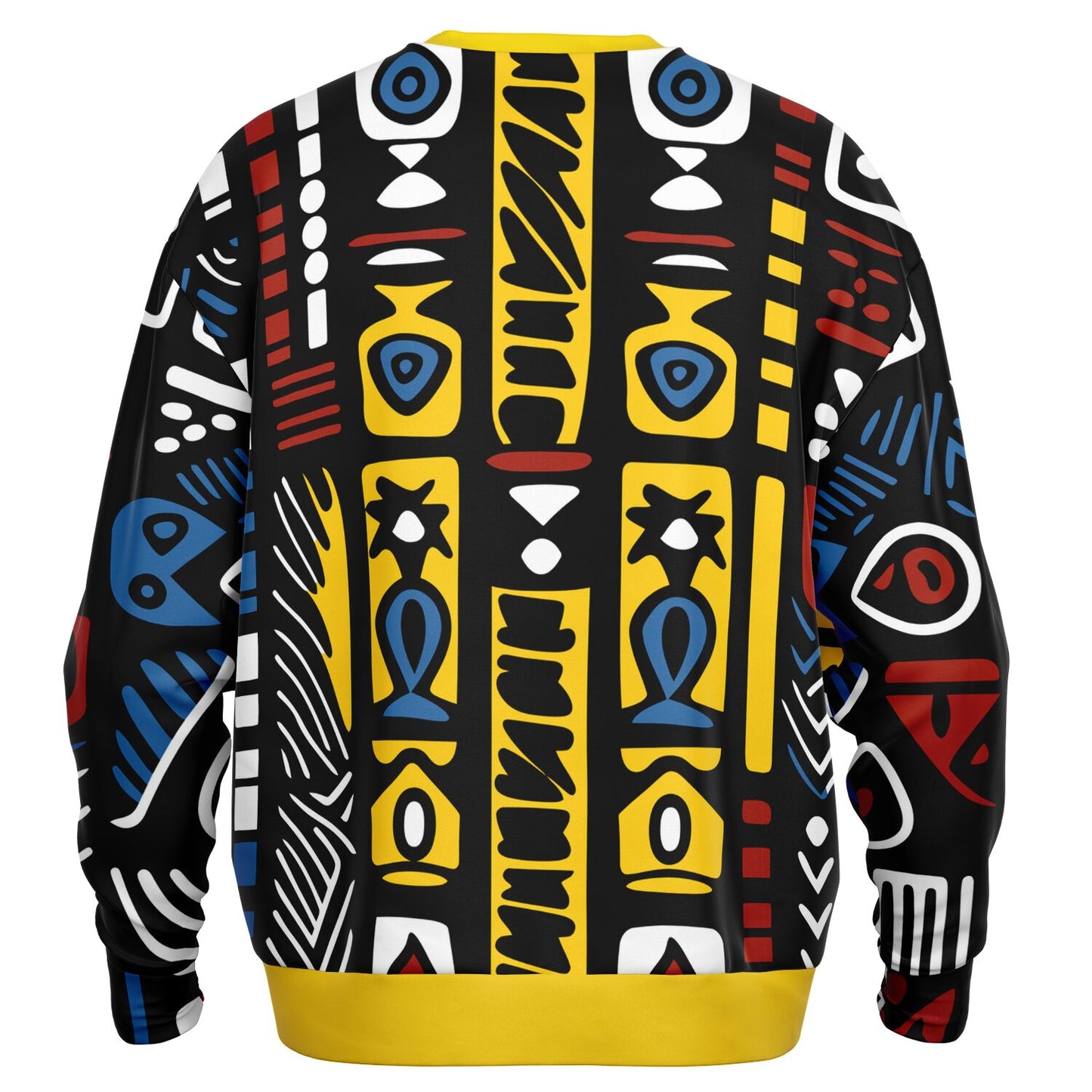 Geometric Harmony Heavyweight Oversized Sweatshirt - AOP