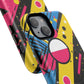 Electric Motion Mix iPhone Cases for Creative Souls | Tough iPhone Magnetic Cases, Stylish Protection, Unique iPhone Accessories, Gift for Art Lovers, Retro Vibes