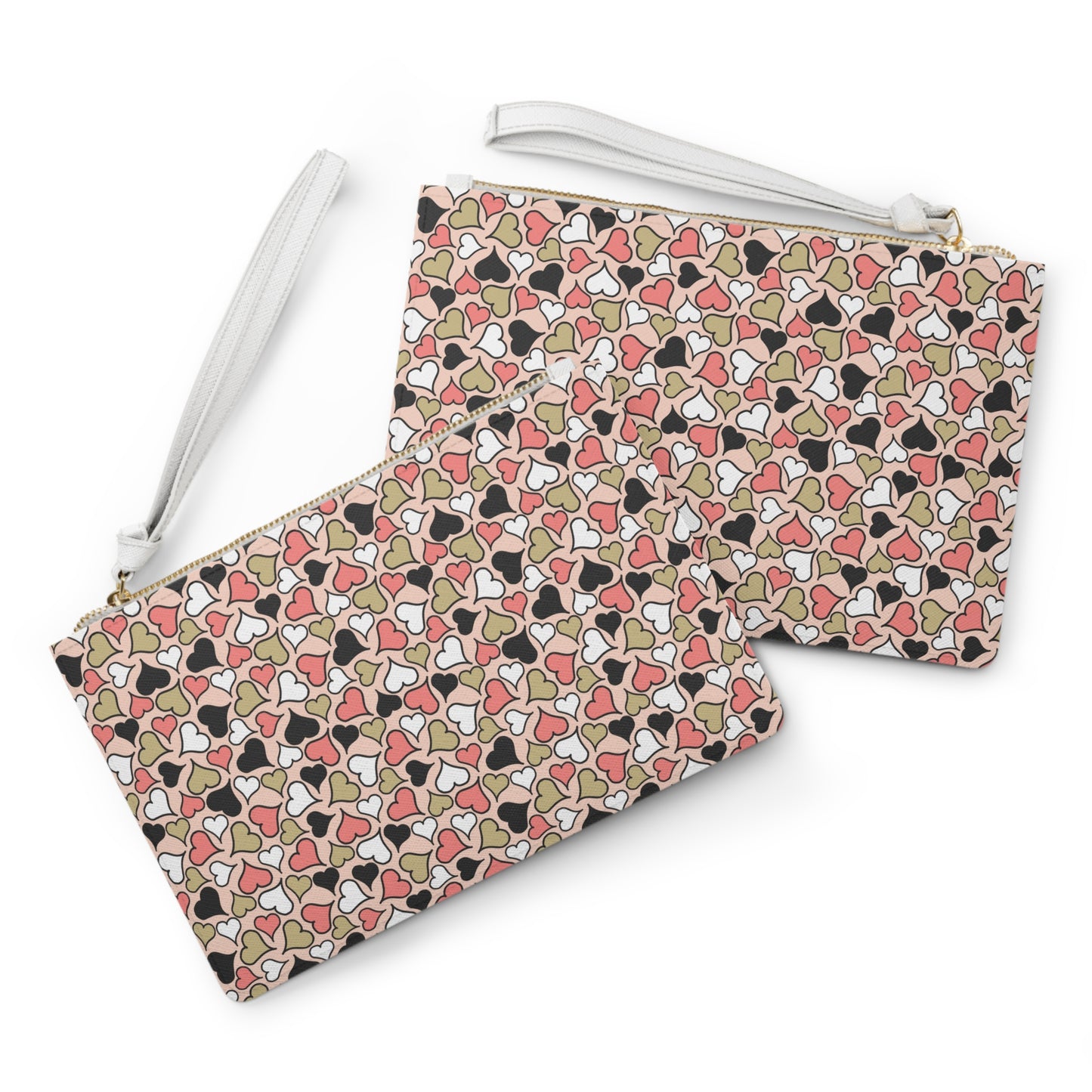 Heart Pattern Clutch Bag - Cute & Stylish for Any Occasion