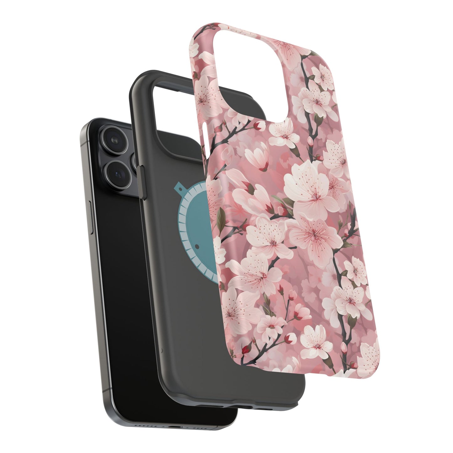 Cherry Blossom Magnetic Tough iPhone Cases