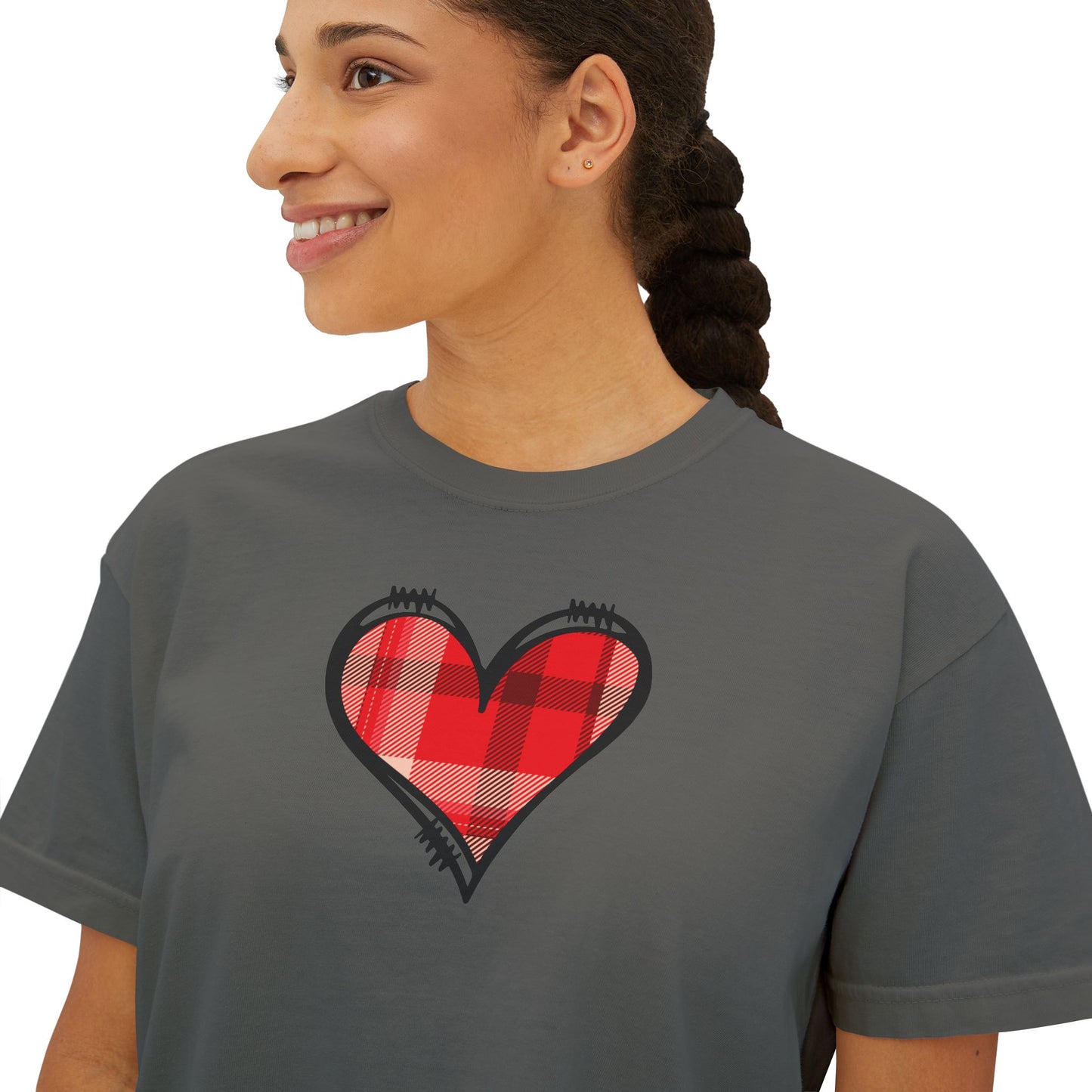 LOVE Always Women's Comfort Colors Boxy Tee