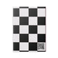 Black Checkered Charm Hardcover Notebook with Puffy Covers (PY)