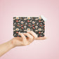 Blossom Elegance: Noir Garden Floral Pattern Mini Clutch Bag - Perfect for Gifts, Parties & Everyday Use