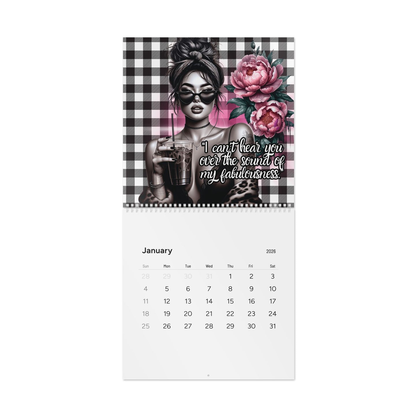 365 Days of Sass Wall Calendar — Bold & Brilliant Attitude (2026)