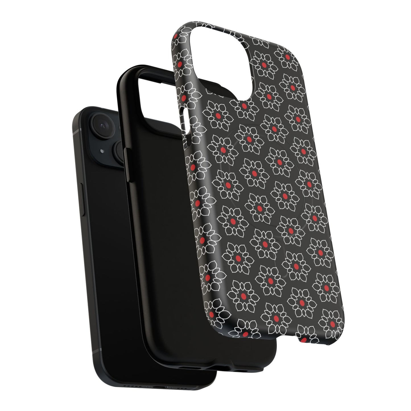 Floral Power Magnetic Tough iPhone Cover | Tough iPhone Cover, Floral Design, Custom iPhone Accessory, Gift for Her, iPhone Case