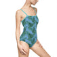 Blue Tropical Bliss Women's One-piece Swimsuit (AOP)