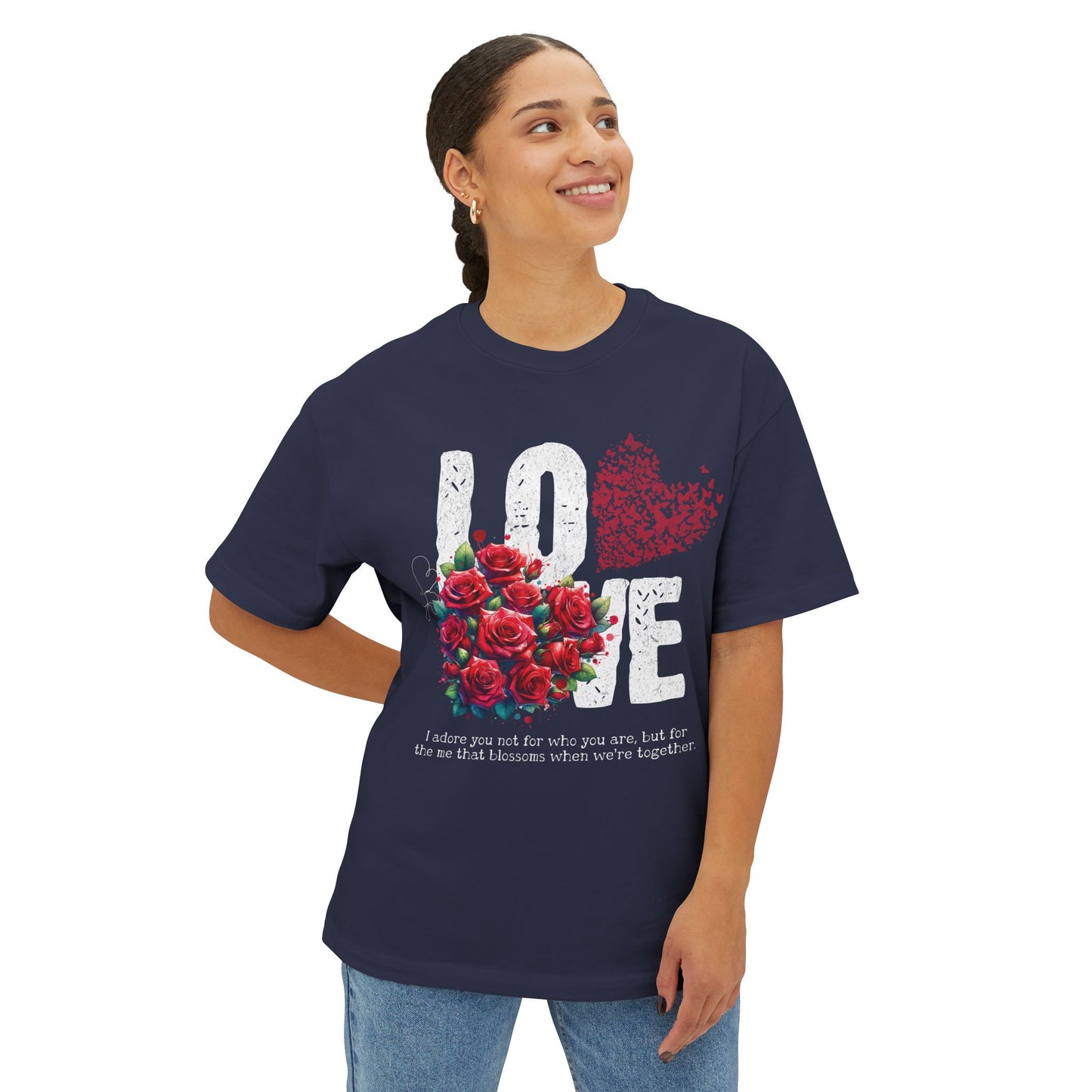 Love Always Unisex Jersey Short Sleeve Bella Canvas Boxy Tee