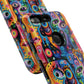Psychedelic Visions Vibrant Samsung, iPhone and Google Pixel Phone Cases - Colorful Artistic Design