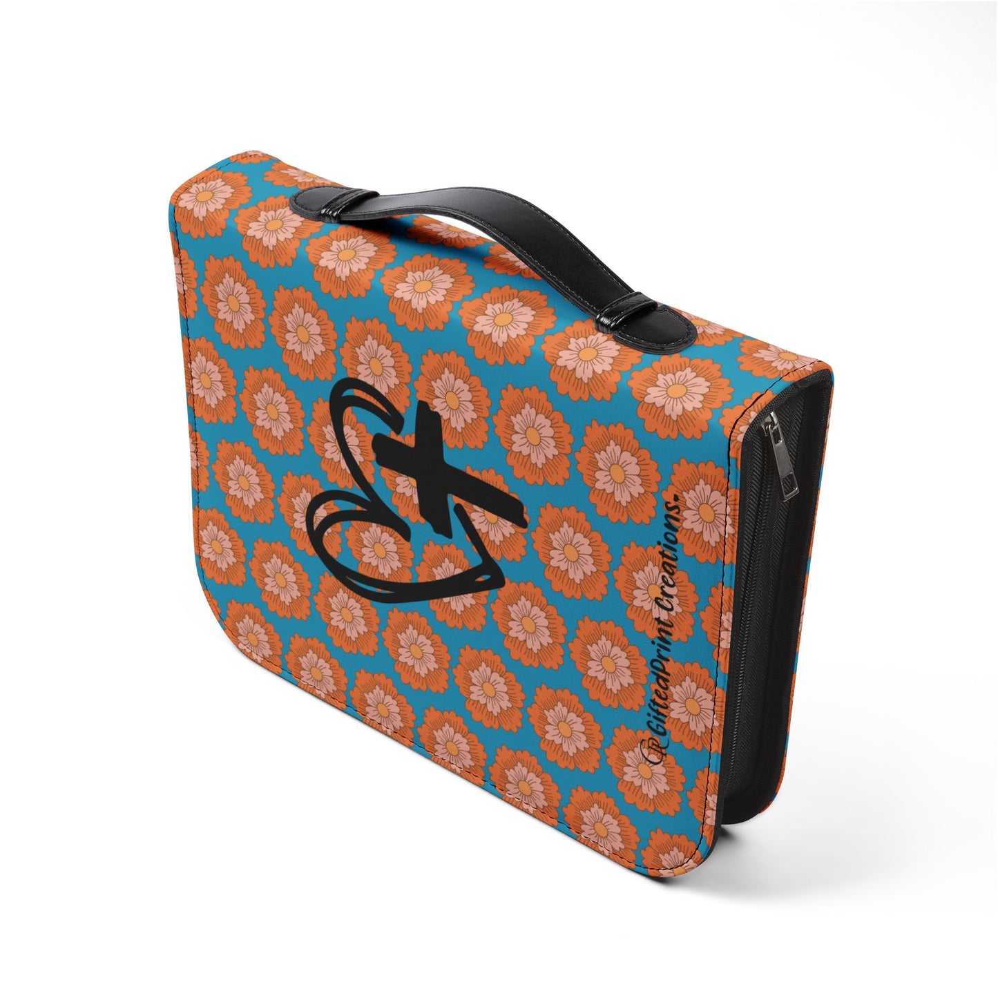 Personalized Floral Bible Cover - Trust in the Lord Design for Believers| Baptism | Christening | Anniversary | Birthday Gifts.