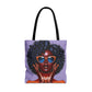 Afro Luxe Glow Tote Bag