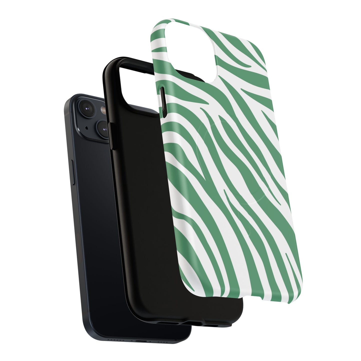 Trendy Zebra Print iPhone Case, Stylish Tough Magnetic Case for iPhone, Animal Print Accessory, Unique iPhone Cover, Gift for Animal Lovers
