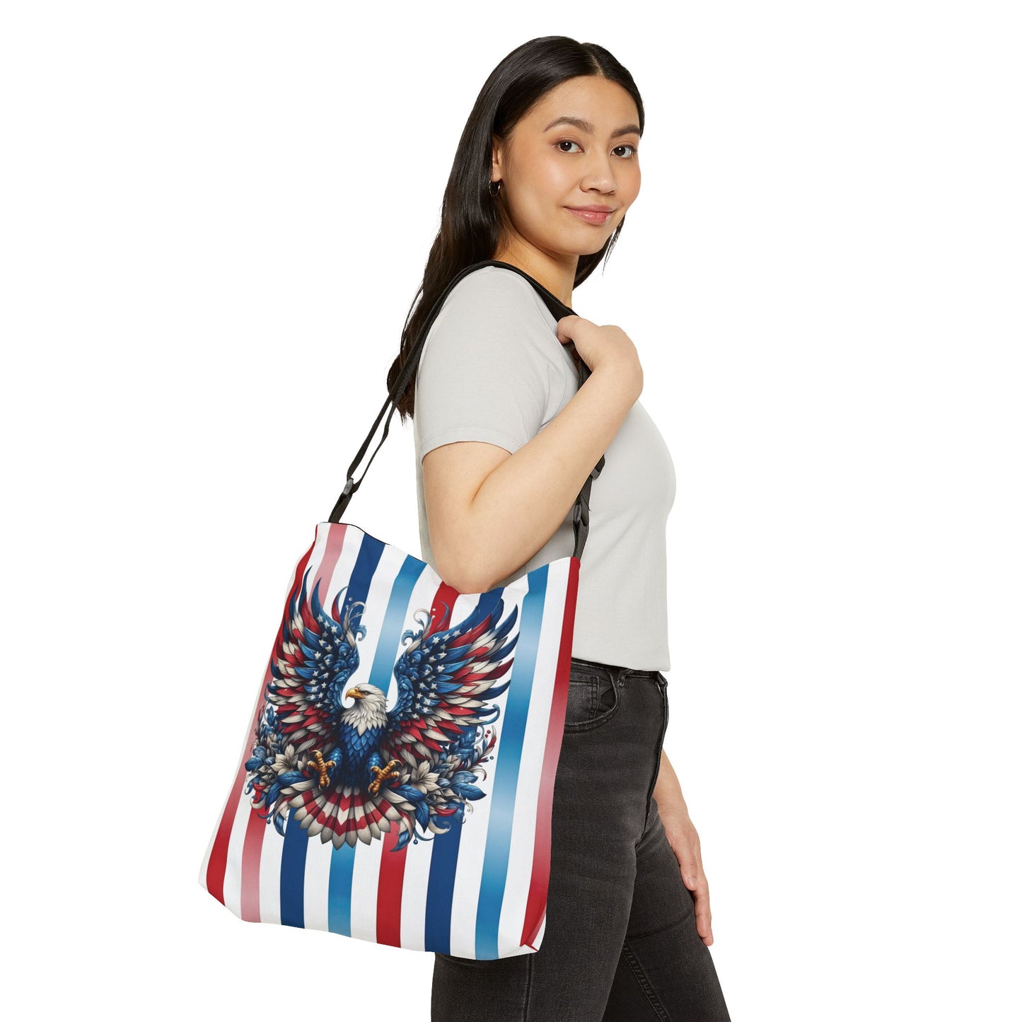 Patriotic Pride Adjustable Tote Bag (AOP)