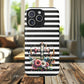 Striped in His Glory iPhone Case, Tough Magnetic Phone Protector, MagSafe iPhone Cover, Durable Case for Everyday Use, Gift for Nature Lovers, Vibrant Design.