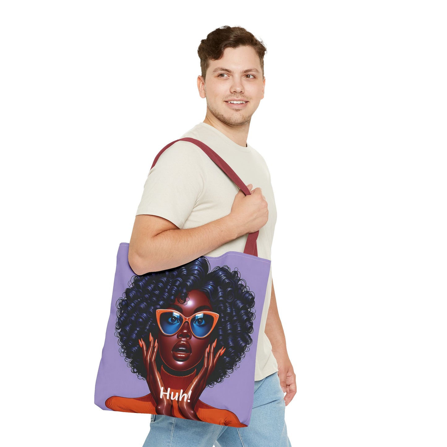 Afro Luxe Glow Tote Bag
