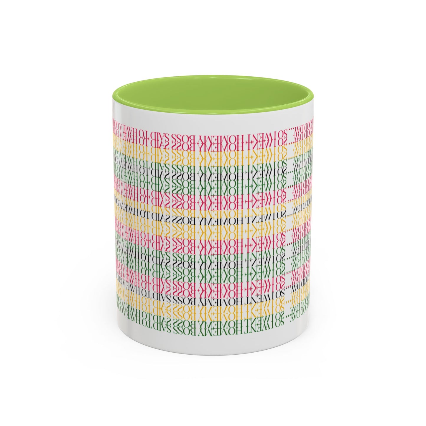 Funny Work Hidden Message Mug - “My Boss said to have a good day… so I went home.”- Viral Optical Illusion Mug - Secret Sarcastic Work Message - Dishwasher Safe, Unique Gifts for Coffee Lovers, Home & Office Decor, Holiday Present.