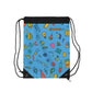 Composition Classroom Couture Book Inspired Colorful ABC Drawstring Bag | Personalized College Ruled Tote | Kids School Gear | Fun Gym Sack | Back to School Accessory