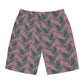 Pink Tropical Bliss Men's Board Shorts (AOP)- (PY)