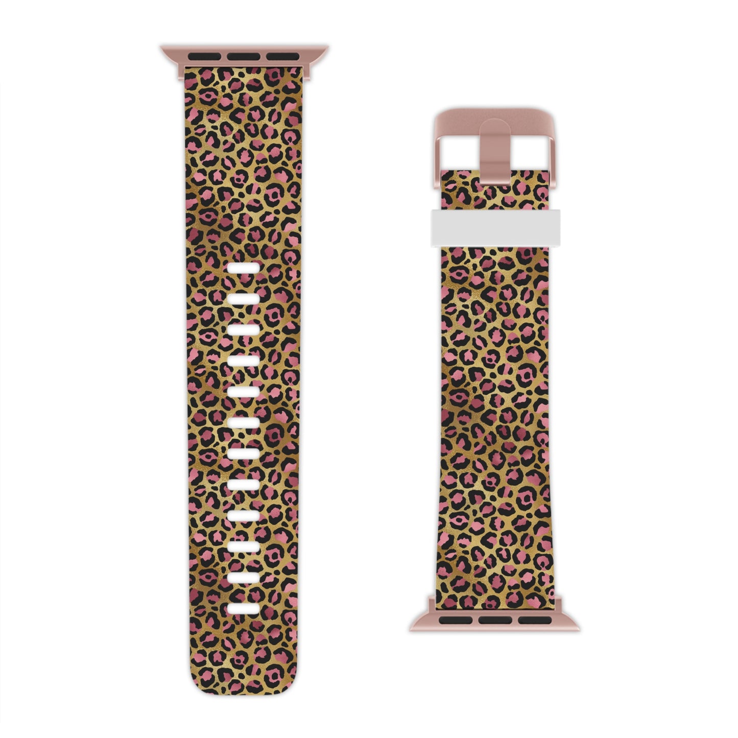 Leopard Luxe Print Apple Watch Band - Stylish & Durable accessory