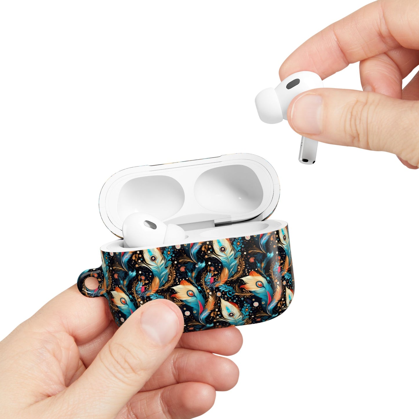 Ethereal Feathers AirPod Case | Stylish & Protective Accessory