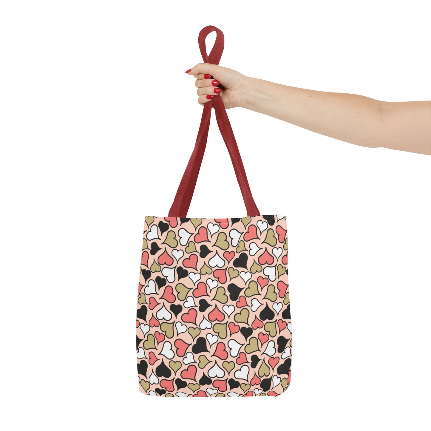 Heart Patterned Tote Bag - Cute & Stylish Carryall for Every Occasion