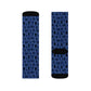 Winter Wonderland Navy Sublimation Socks - High-Quality Comfort with Stylish Sublimated Print