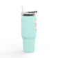 LOVE Coquette  40oz Travel Mug, Coquette Tumbler, Gift for Her.