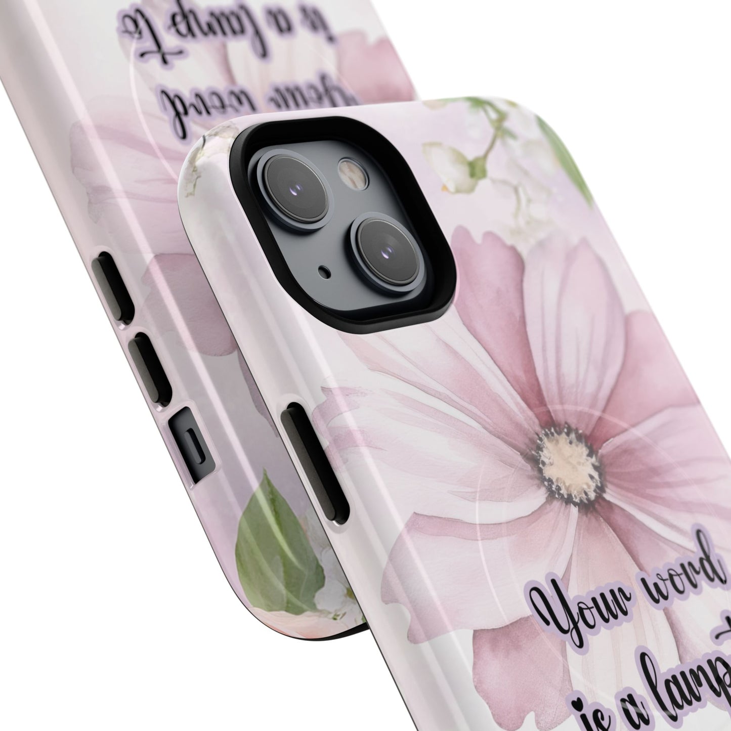 Your Word is a Lamp to My Feet Psalm 119:105 | Inspirational Gift, Tough iPhone Magnetic Case | Scripture, Bible Verse, MagSafe® iPhone® Tough Case, iPhone 14, iPhone 15, iPhone 16, Pro, Pro Max, Plus