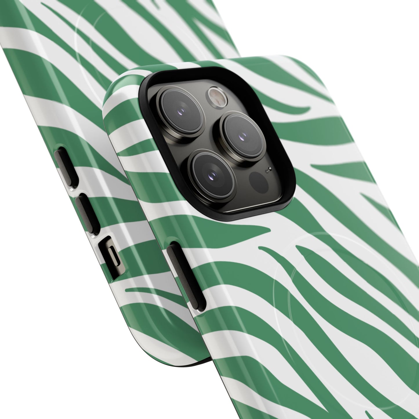 Trendy Zebra Print iPhone Case, Stylish Tough Magnetic Case for iPhone, Animal Print Accessory, Unique iPhone Cover, Gift for Animal Lovers