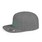 Green Elohim, Genesis 1:1 Snapback Cap - Faith-Inspired Flat Bill Hat, Baseball Hat, Perfect for Gifts, Daily Wear, Spiritual Events.