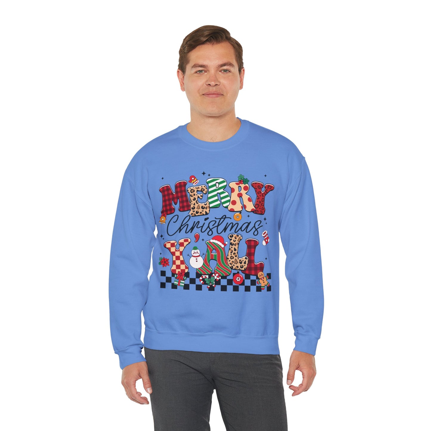 Merry Christmas Unisex Heavy Blend™ Crewneck Sweatshirt