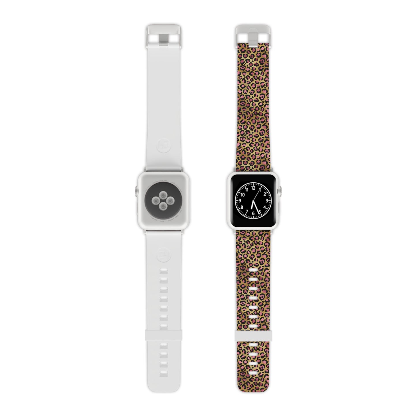 Leopard Luxe Print Apple Watch Band - Stylish & Durable accessory