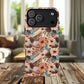 Spirit in Bloom Tough iPhone Magnetic Cases, Cute iPhone Accessories, Flower Design, Gifts for iPhone 14, 15, 16, 17, Pro Max, Boho Style, Western Style