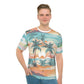 Sunset Paradise Men's Loose T-shirt (AOP)