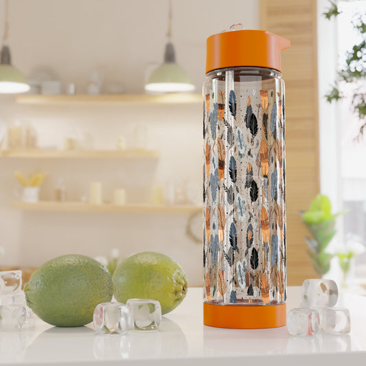 Whispering Feathers Infuser Water Bottle