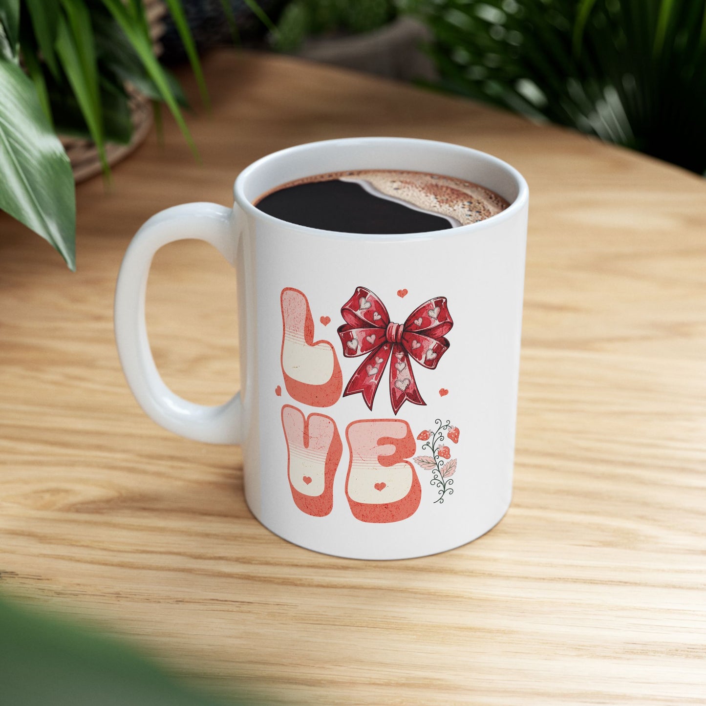 LOVE Coquette Ceramic Mug Gift - 11oz & 15oz - BPA & Lead-Free