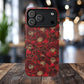 Midnight Poppy Luxe Tough iPhone Magnetic Case, Unique Flower iPhone Cover, Durable Floral Design, Gift for Her, Gift for Mother's.