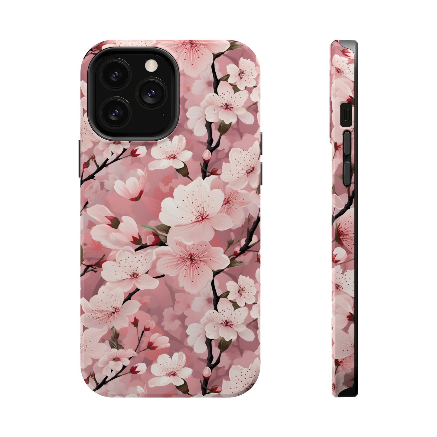 Cherry Blossom Magnetic Tough iPhone Cases