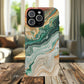 Stylish Tough Acrylic Magnetic iPhone Cases for Everyday Protection, Marble Design, Unique Gifts for Tech Lovers, Holiday Essentials