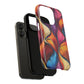 Vibrant Leaf Wave Tough Magnetic Phone Case, Vibrant Smartphone Cover, Unique Protective Case for Gifts, Phone Accessories, Trendy Design