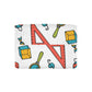 Custom Classroom Couture Composition Book Inspired Stylish Polyester Lunch Box for Kids - Perfect for School, Picnics, or Snacks | Personalized ABC Design, Back to School, Family [...]