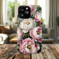 Floral Peonies Tough Magnetic Phone Cases, Durable Floral Phone Cover, Chic Flower Case, Stylish Phone Protector, Gift for Her