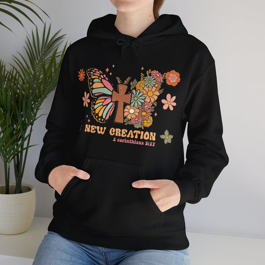 New Creation Unisex Hoodie Sweatshirt