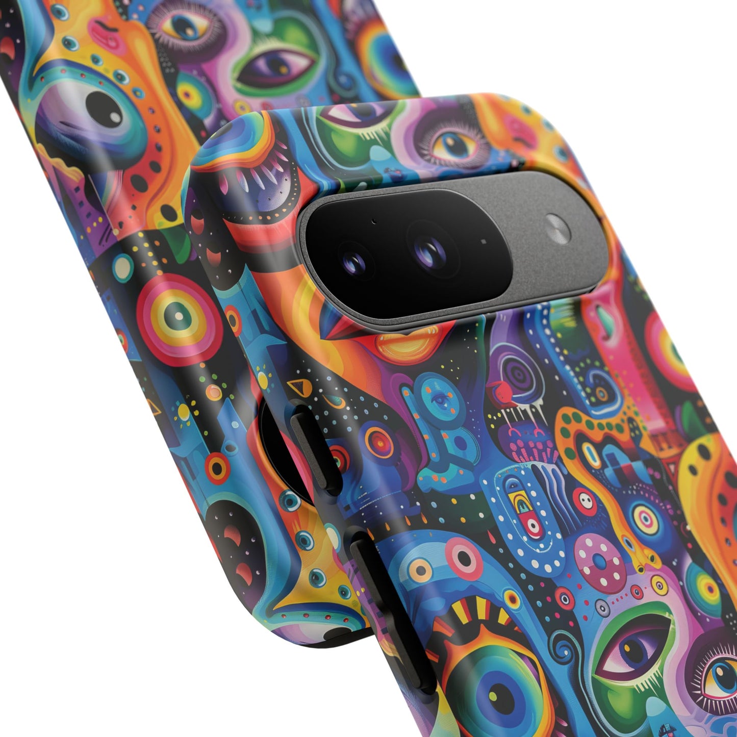 Psychedelic Visions Vibrant Art Google Pixel, iPhone and Samsung Phone Case - Tough Cases for Creative Souls