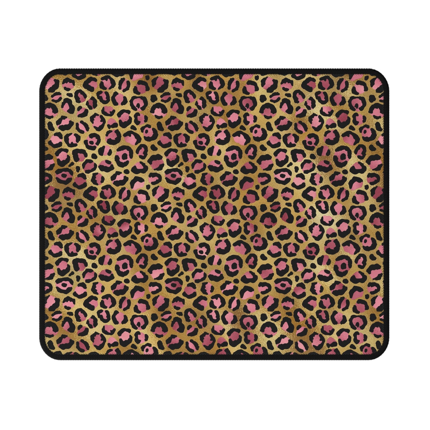 Leopard Luxe Print Non-Slip Gaming Mouse Pad - Perfect for Gamers and Animal Lovers