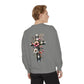 Faith and Floral Cross Unisex Garment-Dyed Sweatshirt