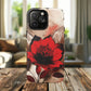Velvet Petal Storm Tough iPhone Magnetic Cases - Stylish Protection for Your Device, Gift for Nature Lovers, Ideal for Birthdays, Holidays