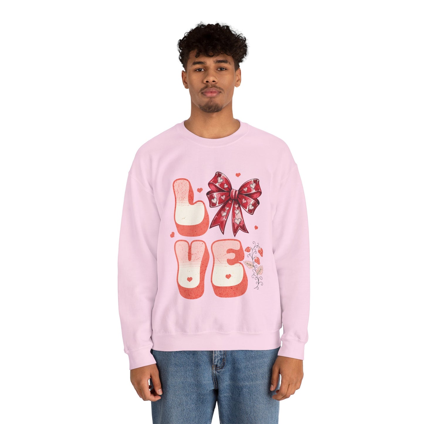 LOVE Coquette Unisex Heavy Gildan Blend™ Crewneck Sweatshirt.