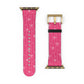 Pink Bow Coquette Watch Band ONLY — Cute Ribbon-Stripes Apple Watch Strap
