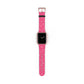 Pink Bow Coquette Watch Band ONLY — Cute Ribbon-Stripes Apple Watch Strap